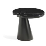 ACYL Black Marquina Marble Low End Table 7 ACYL Black Marquina Marble Low End Table