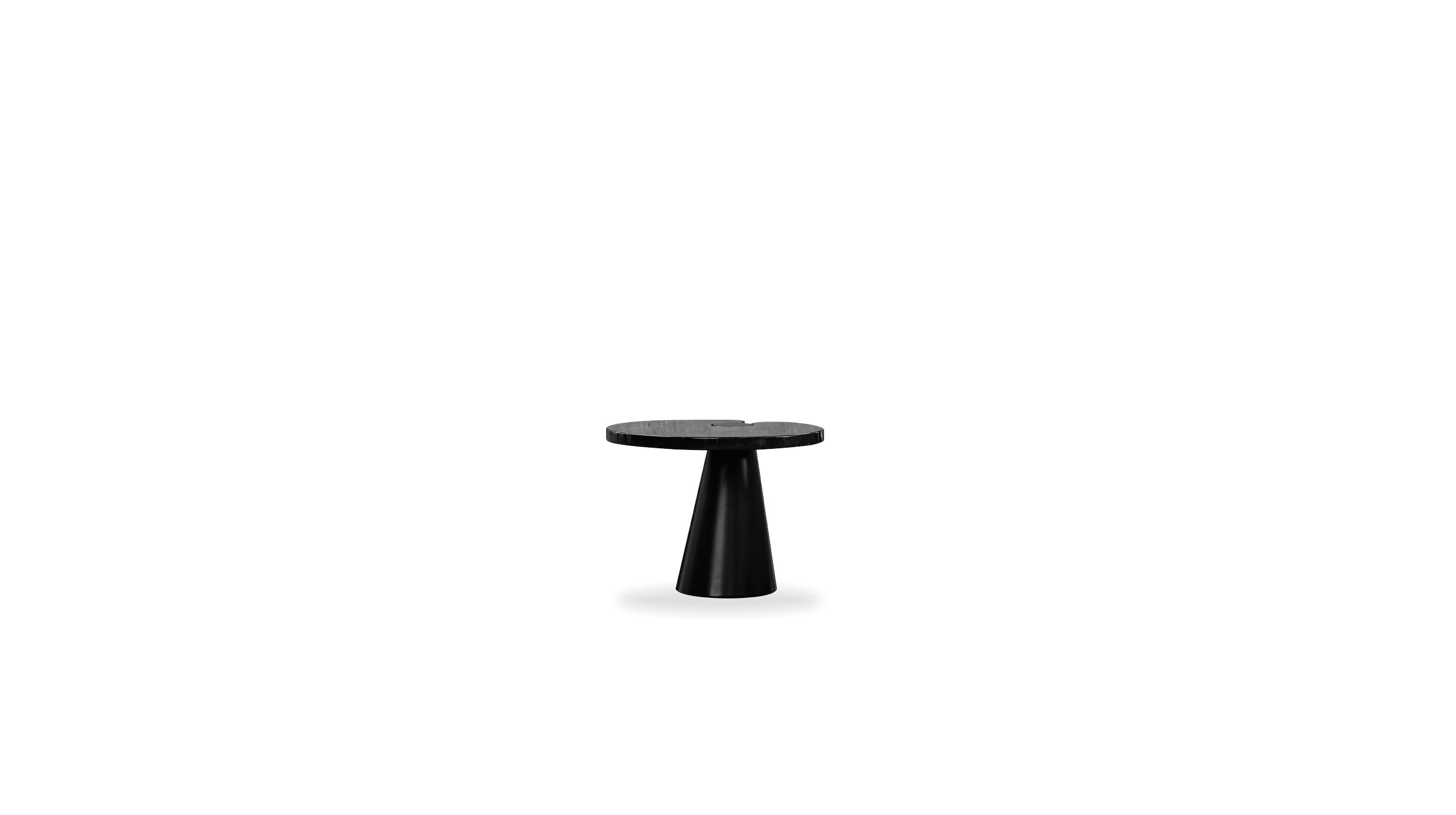 ACYL Black Marquina Marble Low End Table 1 ACYL Black Marquina Marble Low End Table