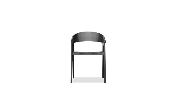 ALF Black Oak Dining Armchair Solid Oak Frame 1 2