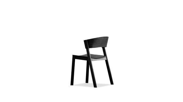 ALF Black Oak Scandinavian Dining Chair 2 2