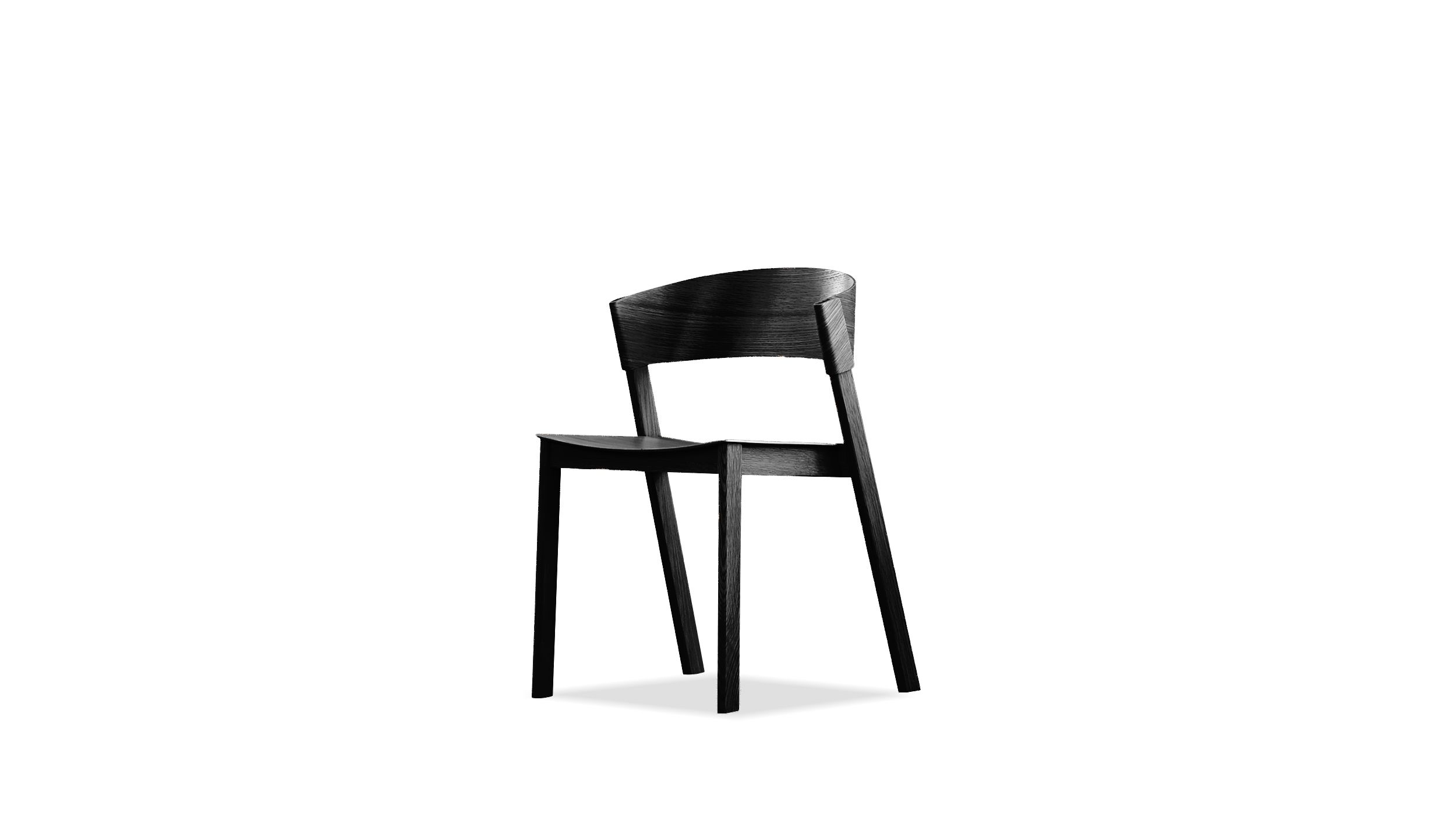 ALF Black Oak Scandinavian Dining Chair 1 ALF Black Oak Scandinavian Dining Chair