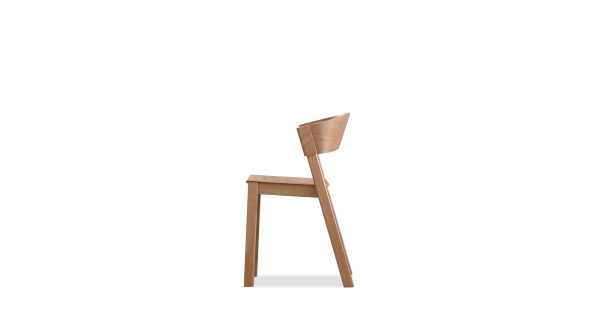 ALF Natural Oak Solid Oak Dining Chair 1 2