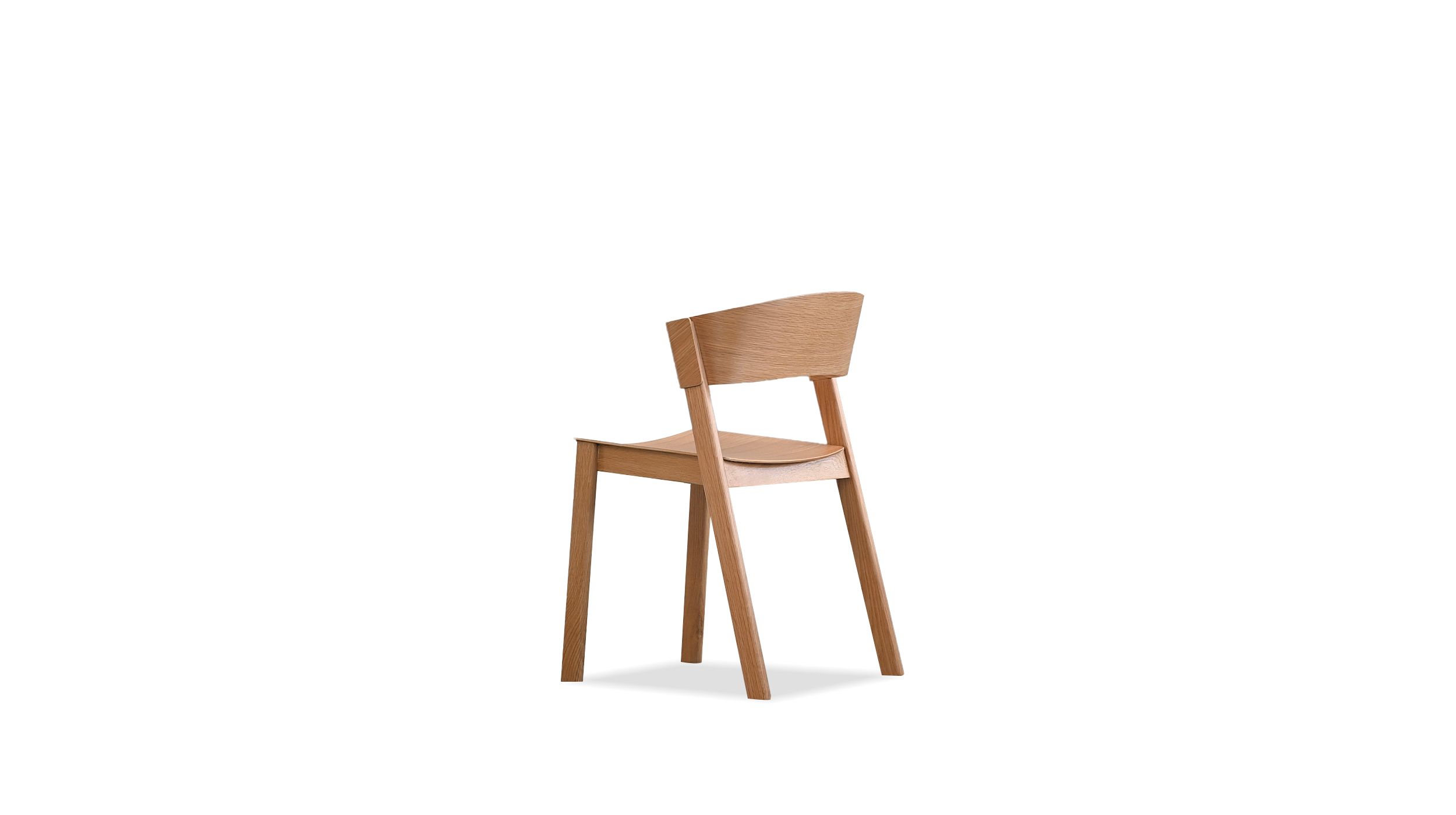 ALF Natural Oak Solid Oak Dining Chair 3 ALF Natural Oak Solid Oak Dining Chair - Image 3