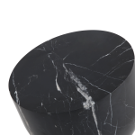 APOTHECARY Low Black Marble End Table 7 APOTHECARY Low Black Marble End Table