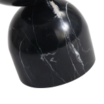APOTHECARY Low Black Marble End Table 9 APOTHECARY Low Black Marble End Table