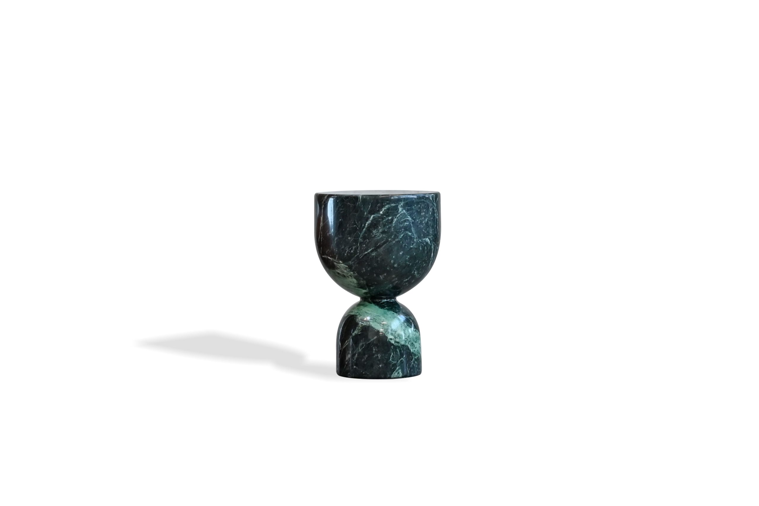 APOTHECARY Low Verde Marble Glued End Table 1 APOTHECARY Low Verde Marble Glued End Table