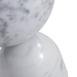 APOTHECARY Low White Marble End Table 8 APOTHECARY Low White Marble End Table