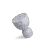 APOTHECARY Low White Marble End Table 10 APOTHECARY Low White Marble End Table