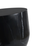 APOTHECARY Tall Black Marble End Table 8 APOTHECARY Tall Black Marble End Table
