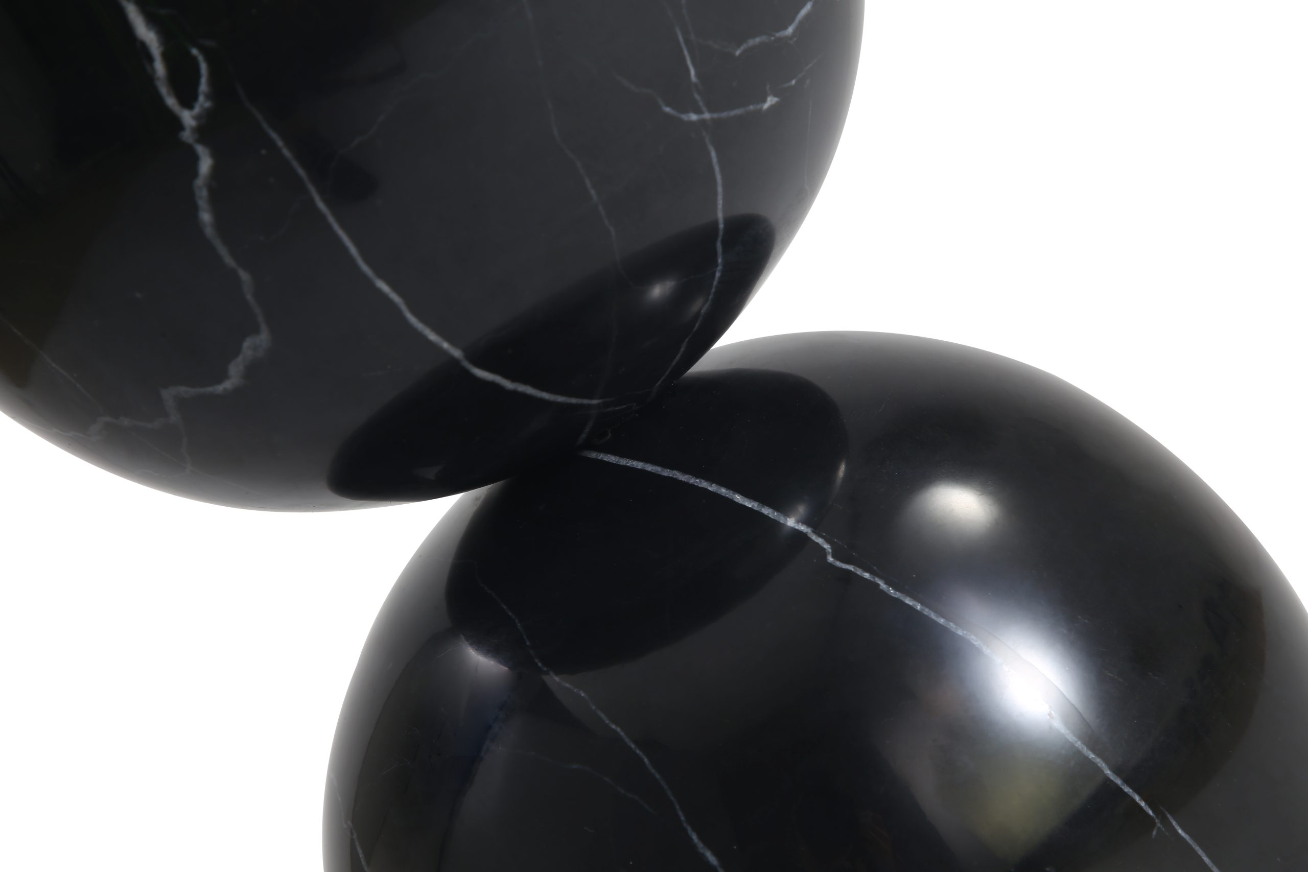 APOTHECARY Tall Black Marble End Table 4 APOTHECARY Tall Black Marble End Table - Image 4