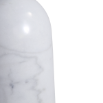 APOTHECARY Tall White Marble End Table 10 APOTHECARY Tall White Marble End Table