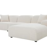 ARCOS 3-Piece Tortilla Bouclé Fabric 3-Piece Sectional (Left Arm) 7 ARCOS 3-Piece Tortilla Bouclé Fabric 3-Piece Sectional (Left Arm)