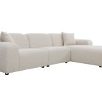 ARCOS 3-Piece Tortilla Bouclé Fabric 3-Piece Sectional (Left Arm) 8 ARCOS 3-Piece Tortilla Bouclé Fabric 3-Piece Sectional (Left Arm)