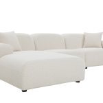 ARCOS 3-Piece Tortilla Bouclé Fabric 3-Piece Sectional (Right Arm) 6 ARCOS 3-Piece Tortilla Bouclé Fabric 3-Piece Sectional (Right Arm)