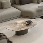 ARGON Coffee Table Bronze Ceramic Top
