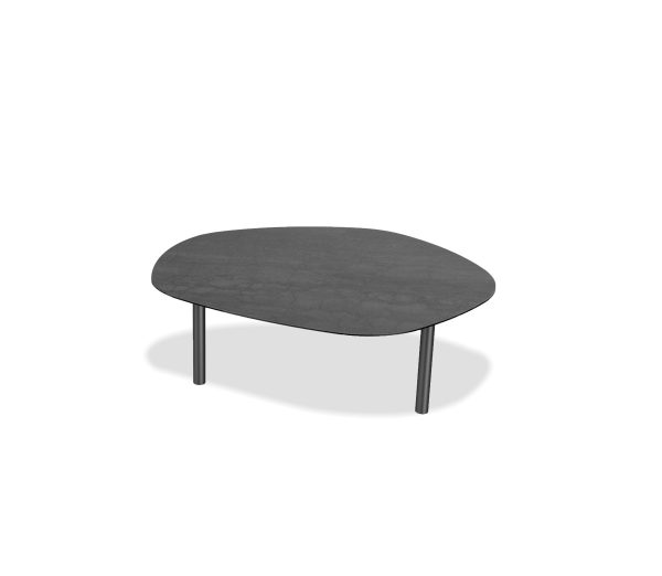 ARZO Large Industrial Grey Ceramic Italian Coffee Table