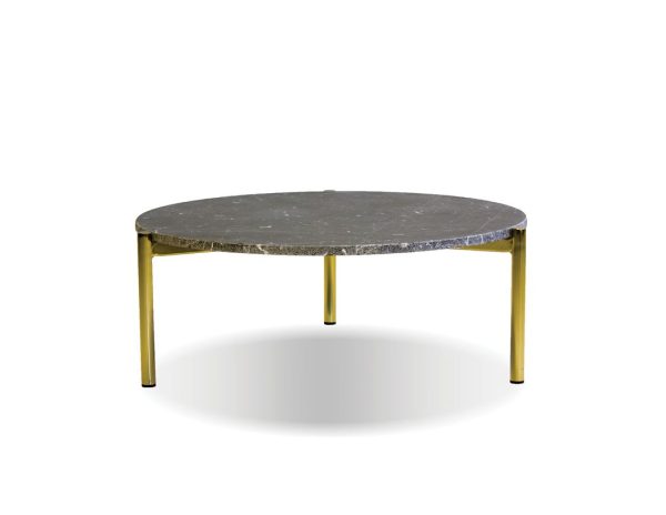 ATLAS31 Black Marble Large Rough Edge Coffee Table