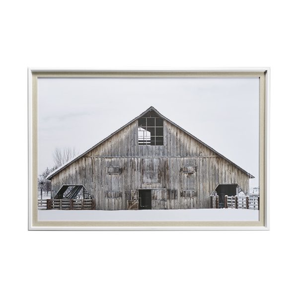 AWHC Barn 1 by Chris Dunker a Framed Art Print Matted under Glass