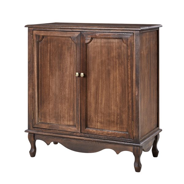 Aanijah Blue Farmhouse Two Door Accent Cabinet 1