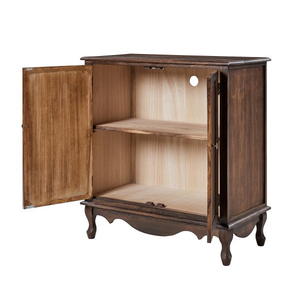 Aanijah Blue Farmhouse Two Door Accent Cabinet 2