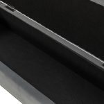 Achilles Grey Tufted Nailhead Trim Storage Bench 10 Achilles Grey Tufted Nailhead Trim Storage Bench