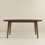 Walnut Solid Wood Mid Century Modern Dining Table 11 Walnut Solid Wood Mid Century Modern Dining Table