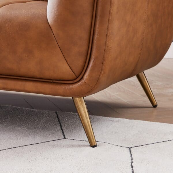 AddisonLeftSectionalCognacLeatherSofa 1
