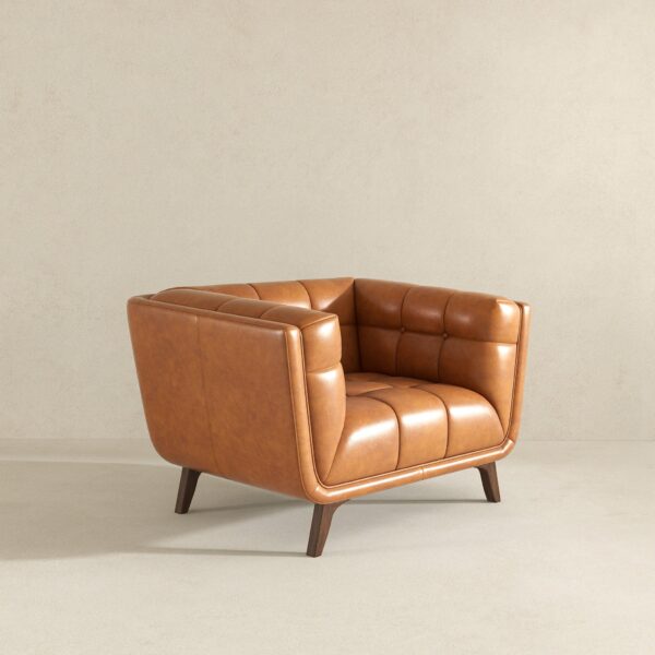 AddisonLoungeChair CognacLeather 5