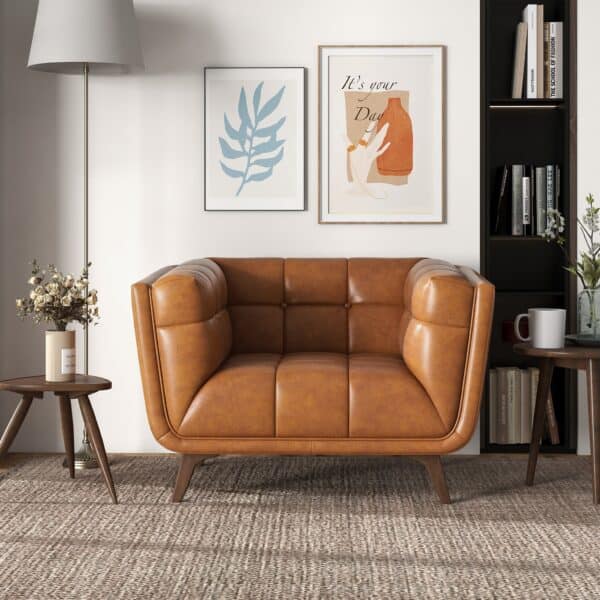 AddisonLoungeChair CognacLeather 8