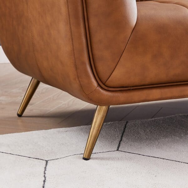 AddisonRightSectionalCognacLeatherSofa 1