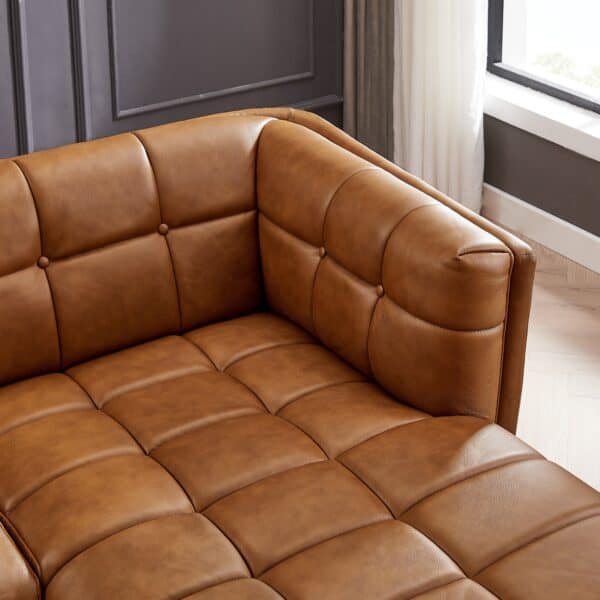 AddisonRightSectionalCognacLeatherSofa 2