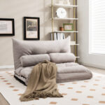 Adjustable 3-in-1 Floor Sofa Bed with Lumbar Pillows 22 Adjustable 3-in-1 Floor Sofa Bed with Lumbar Pillows