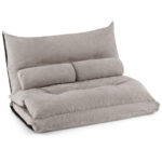 Adjustable 3-in-1 Floor Sofa Bed with Lumbar Pillows 24 Adjustable 3-in-1 Floor Sofa Bed with Lumbar Pillows