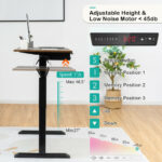 Adjustable 48 Inch Standing Desk with Keyboard Tray and Memory 22 Adjustable 48 Inch Standing Desk with Keyboard Tray and Memory
