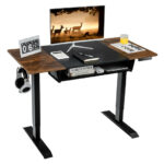 Adjustable 48 Inch Standing Desk with Keyboard Tray and Memory 23 Adjustable 48 Inch Standing Desk with Keyboard Tray and Memory