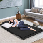 Adjustable 6-Position Foldable Floor Sofa with Washable Cover