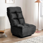 Adjustable 6-Position Folding Floor Chair with 360-Degree Swivel Base 35 Adjustable 6-Position Folding Floor Chair with 360-Degree Swivel Base