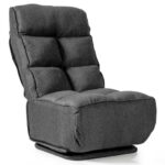 Adjustable 6-Position Folding Floor Chair with 360-Degree Swivel Base 38 Adjustable 6-Position Folding Floor Chair with 360-Degree Swivel Base