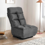 Adjustable 6-Position Folding Floor Chair with 360-Degree Swivel Base 42 Adjustable 6-Position Folding Floor Chair with 360-Degree Swivel Base