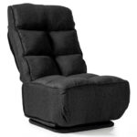 Adjustable 6-Position Folding Floor Chair with 360-Degree Swivel Base 31 Adjustable 6-Position Folding Floor Chair with 360-Degree Swivel Base