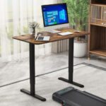 Adjustable Electric Standing Desk with Anti-Collision and Cable Management