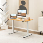 Adjustable Electric Standing Desk with Anti-Collision and Cable Management