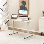 Adjustable Electric Standing Desk with Anti-Collision and Cable Management