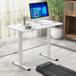 Adjustable Electric Standing Desk with Anti-Collision and Cable Management