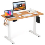 Adjustable Electric Standing Desk with Memory Settings and Cable Management