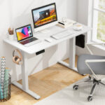 Adjustable Electric Standing Desk with Memory Settings and Cable Management