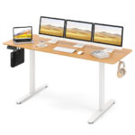 Adjustable Electric Standing Desk with Memory Settings and Hooks 32 Adjustable Electric Standing Desk with Memory Settings and Hooks