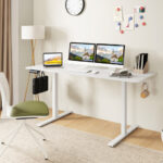 Adjustable Electric Standing Desk with Memory Settings and Hooks 36 Adjustable Electric Standing Desk with Memory Settings and Hooks