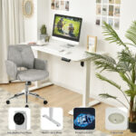 Adjustable Electric Standing Desk with Memory and Spacious Tabletop