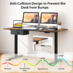 Adjustable Electric Standing Desk with USB Port and Drawer 41 Adjustable Electric Standing Desk with USB Port and Drawer